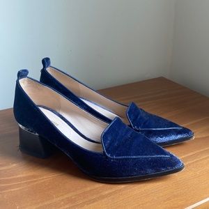 Nicholas Kirkwood Blue Suede Loafers - 38.5